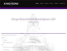 Tablet Screenshot of kingandsons.com